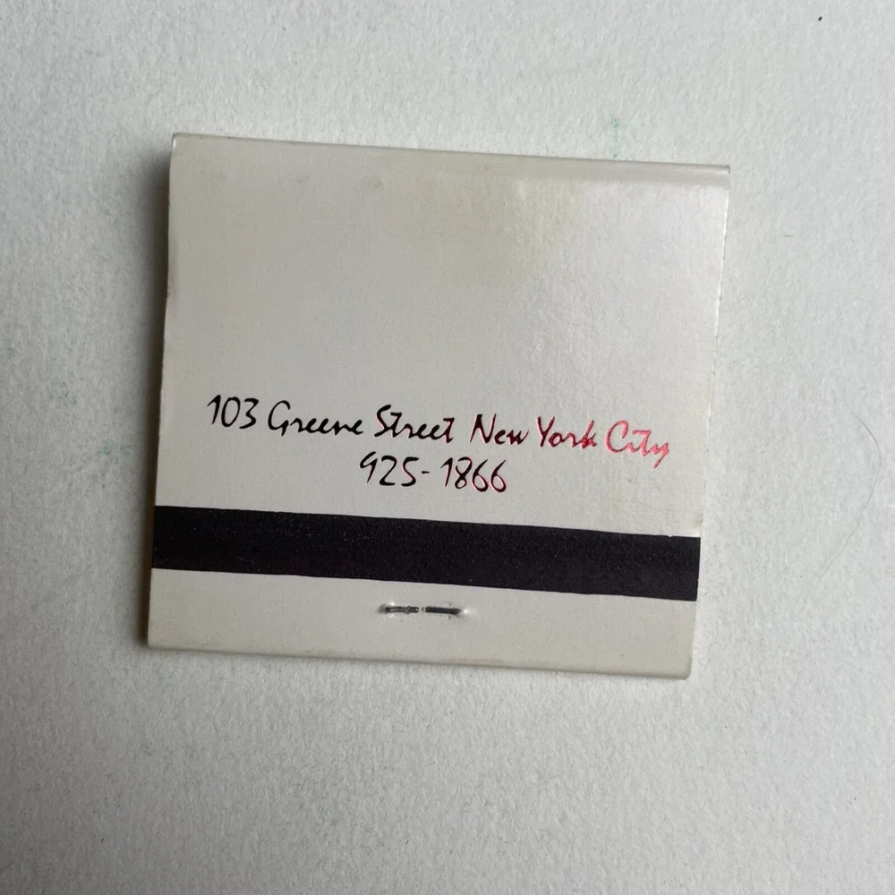 The SoHo‎ Kitchen & Bar, New York City, Matchbook W/ Matches